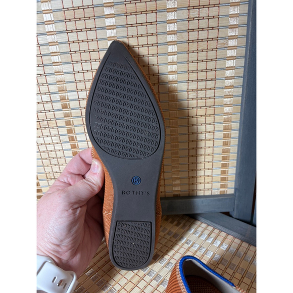 Women's Rothy's Mustard The Point II Flats - Picture 5 of 5